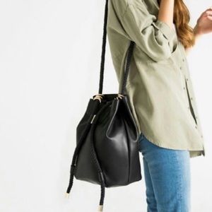 Zara Convertible Bucket Bag Backpack